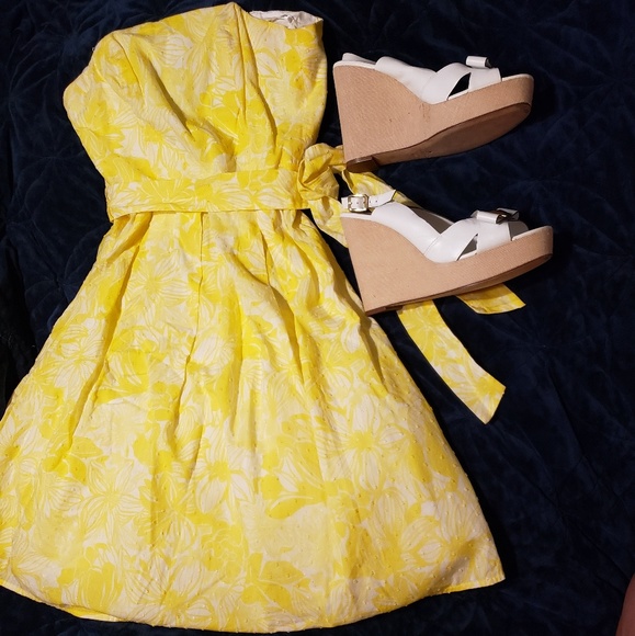 Lilly Pulitzer dress strapless size 2 - Picture 4 of 5